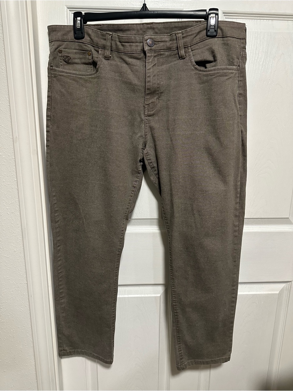 English Laundry Men's Brown Stretch Jeans Straight Leg 36x30